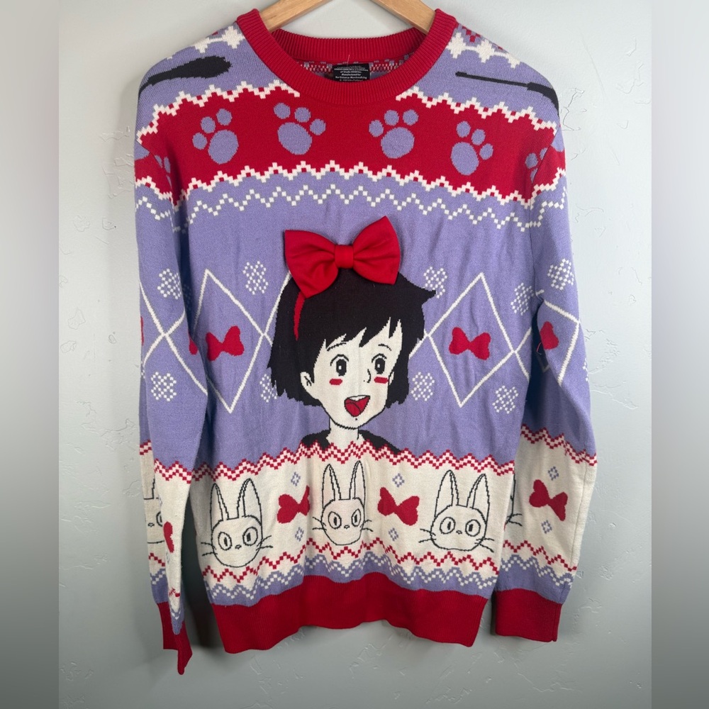 NWT Boxlunch Our Universe Studio Ghibli Kiki's Delivery Service Sweater XS - Picture 2 of 10